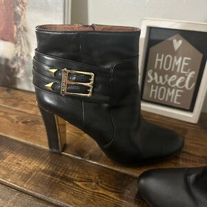 Louise et Cie Black Leather Heeled Boots
